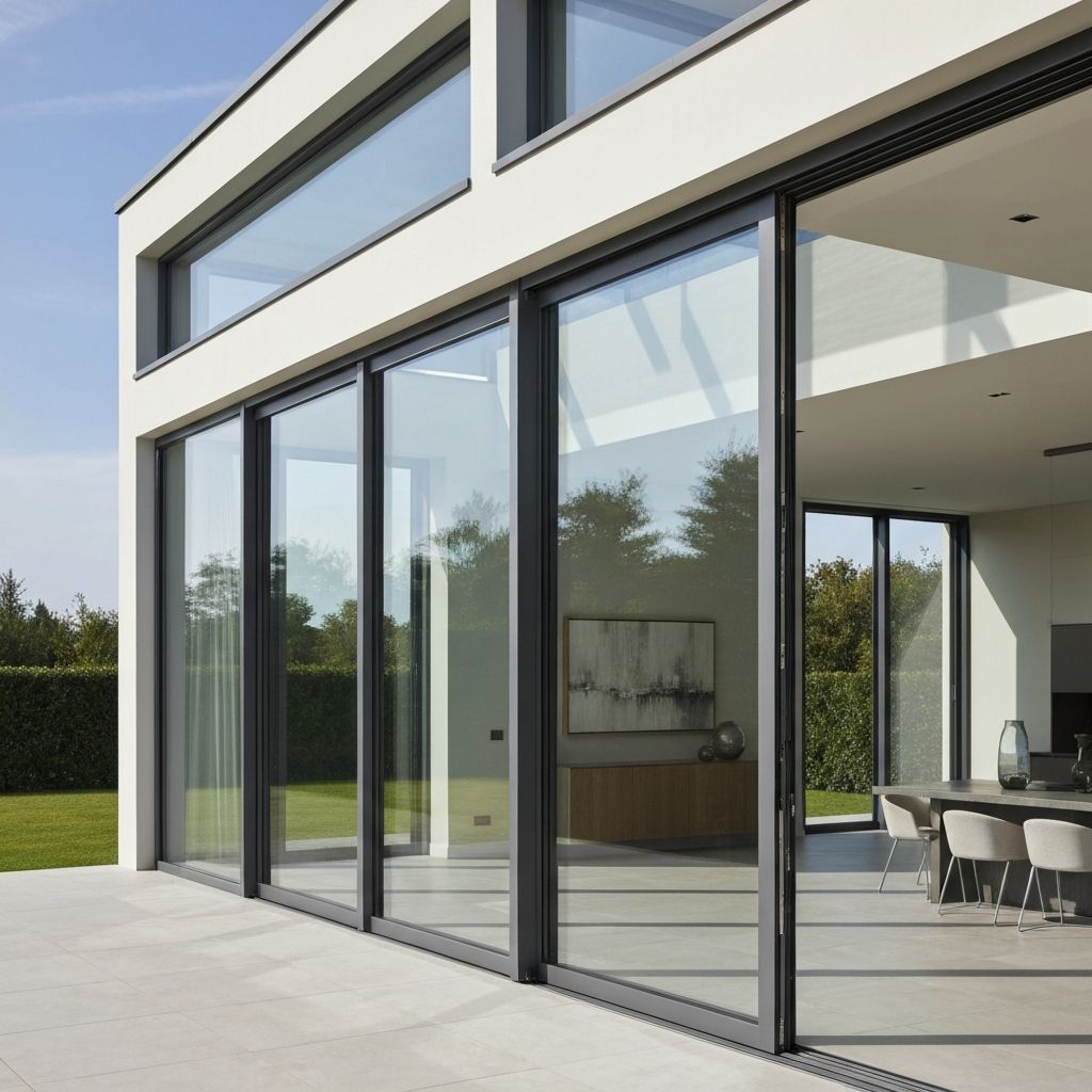 Premium aluminium windows and doors installation
